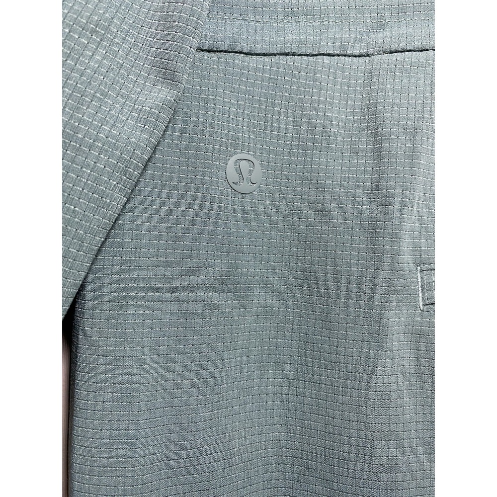 Lululemon Woven Air Zippered Jumpsuit Women Sz 10 NWOT Green Relaxed Fit Stretch - Picture 4 of 5